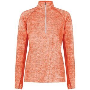 Orange Quarter-Zip Pullover